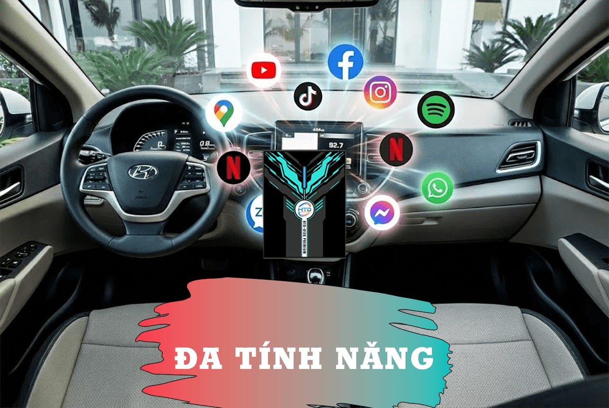 Android Box cho Hyundai Accent – công nghệ độc quyền chất lượng cao, hỗ trợ Vietmap và YouTube mượt mà