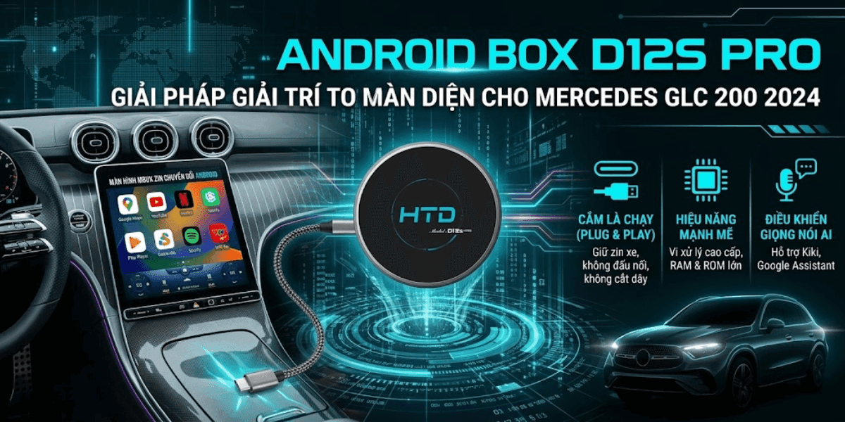 Android Box cho Mercedes GLC 200