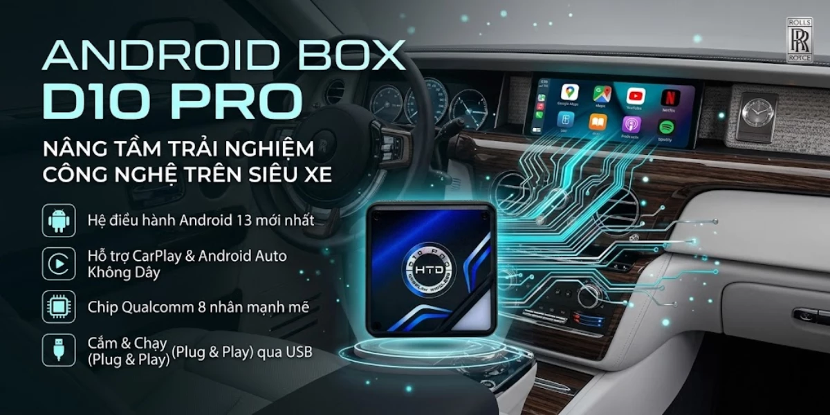 Android Box cho Rolls-Royce Phantom EWB