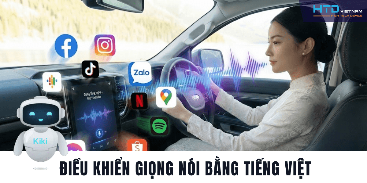 Android Box cho Ford Ranger tích hợp bản đồ, nhạc online cực nhạy