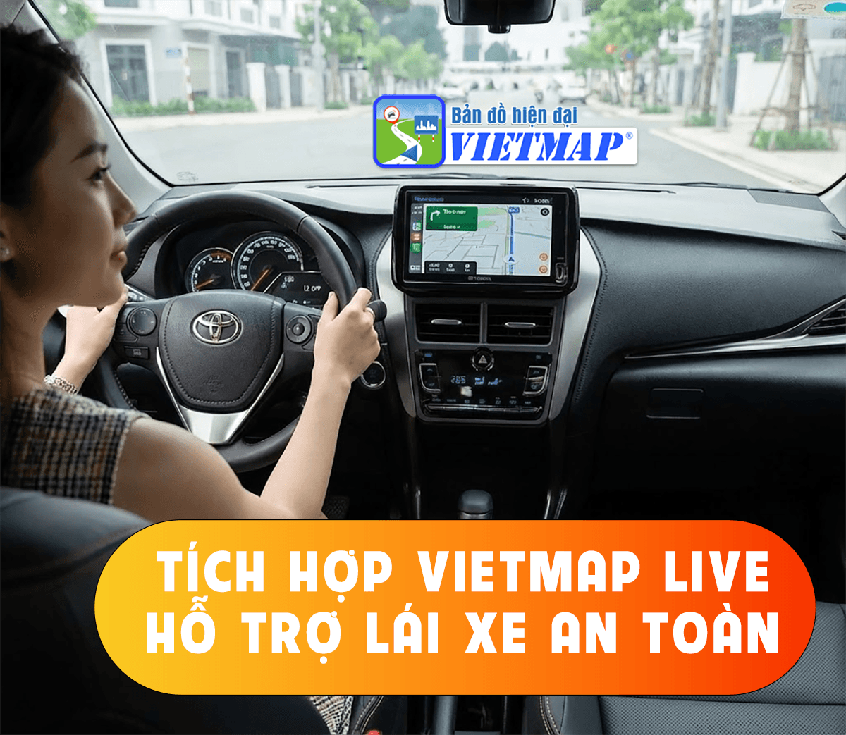 Android Box cho Toyota Vios G CVT tích hợp Bluetooth và GPS ổn định