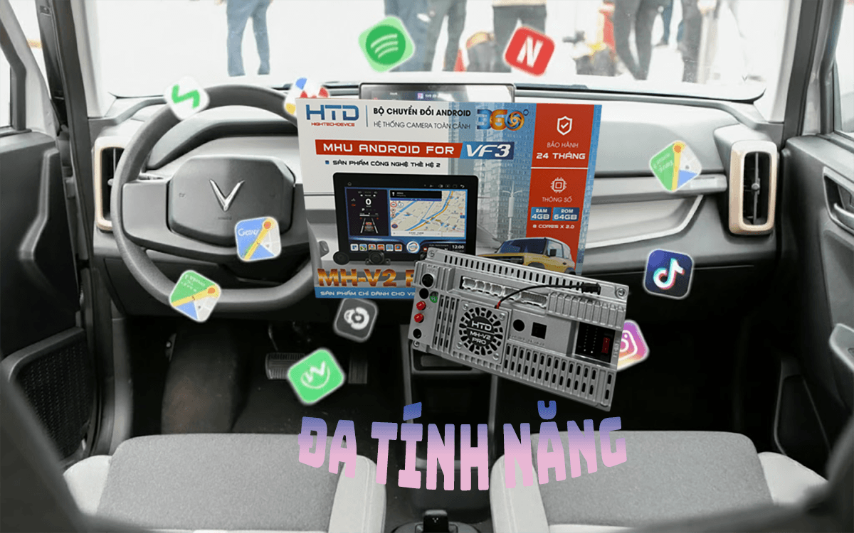 Bộ Chuyển Đổi Màn Hình Android VF3: Dễ Dàng Biến Màn Hình Zin Thành Smart