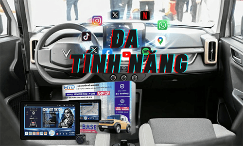 Bộ Chuyển Đổi Màn Hình Android VF3: Thiết Kế Tối Giản, Dễ Dàng Sử Dụng