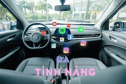 Bộ chuyển đổi màn hình Android VF5 thiết kế sáng tạo – nâng tầm nội thất xe