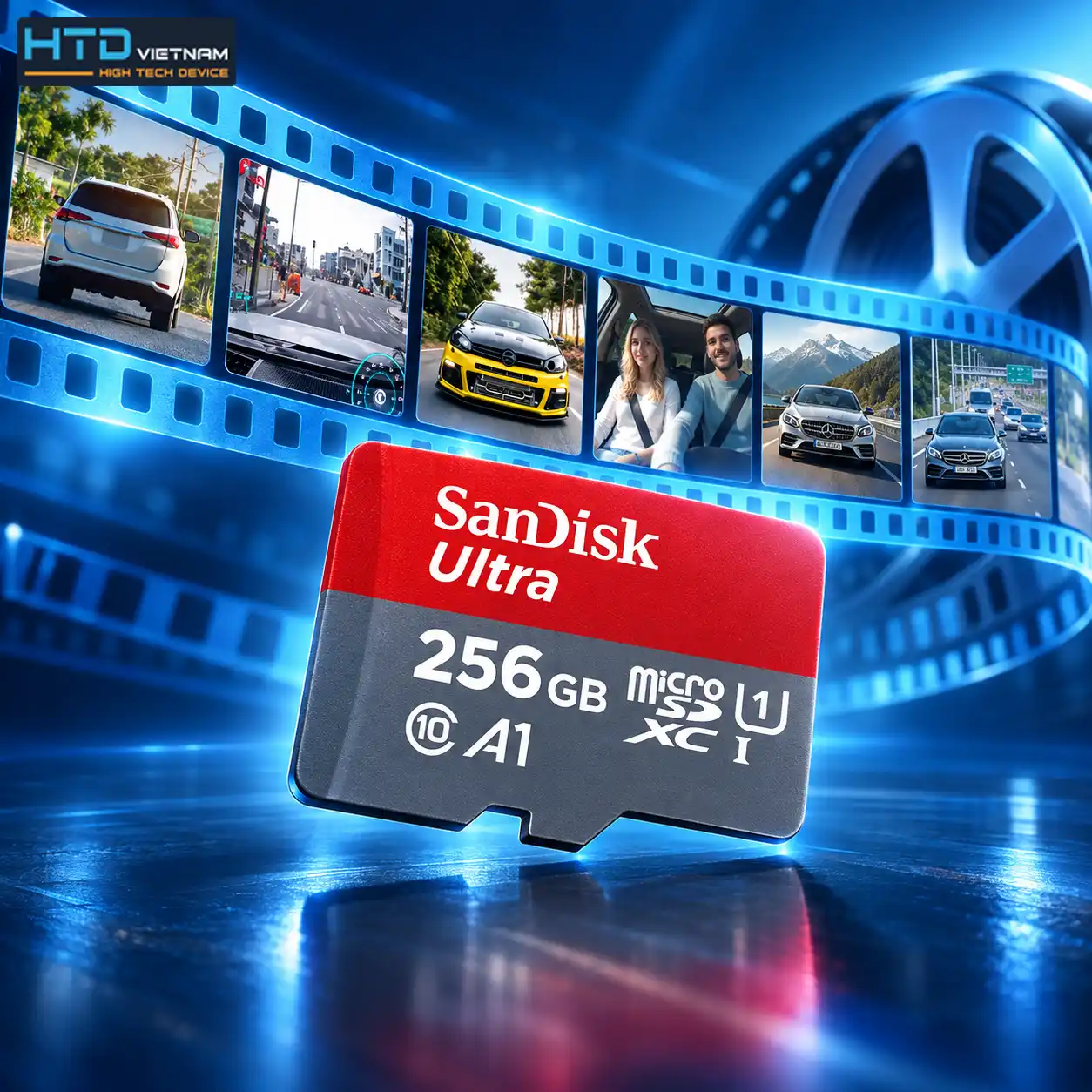 Wi-Fi 5G, GPS và Thẻ nhớ 512GB HTD C26-3M