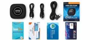 Mở hộp Android Box D10 Plus và phụ kiện đi kèm