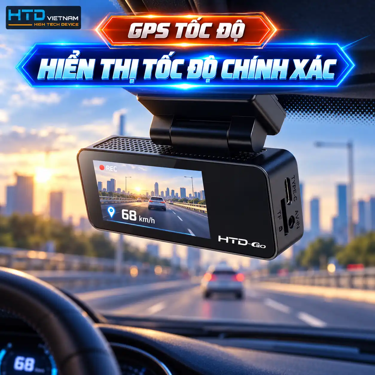 Lắp đặt Camera HTD C20-2K tương thích 99% dòng xe
