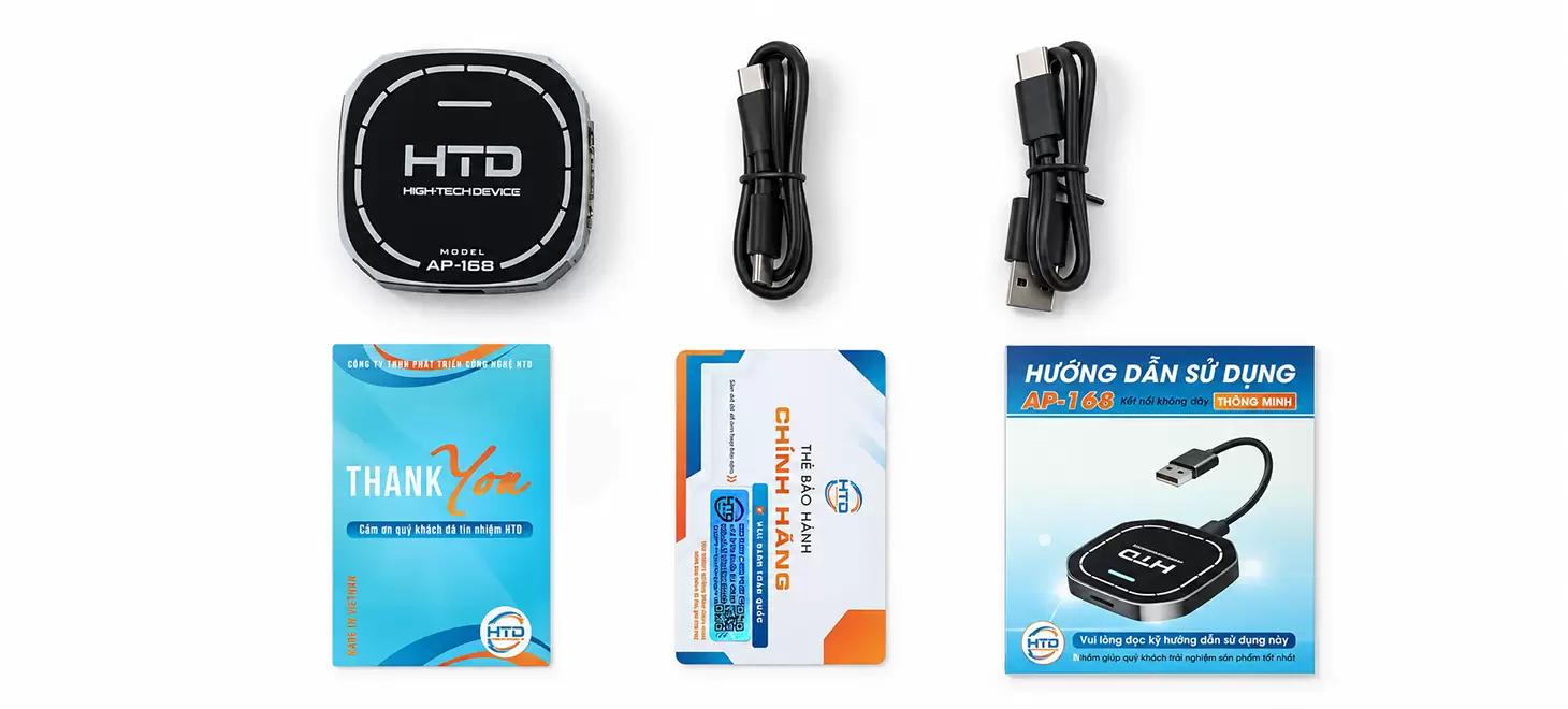 Mở hộp và phụ kiện Android Box HTD AP-168