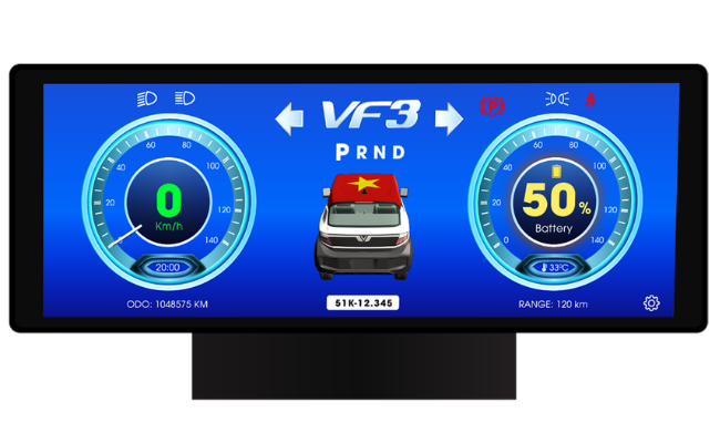 Màn Hình ODO VinFast VF3 ODO 01-VF3 PLUS Slide 2