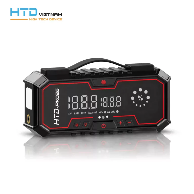 Bơm điện kèm kích bình cứu hộ ô tô HTD PK026