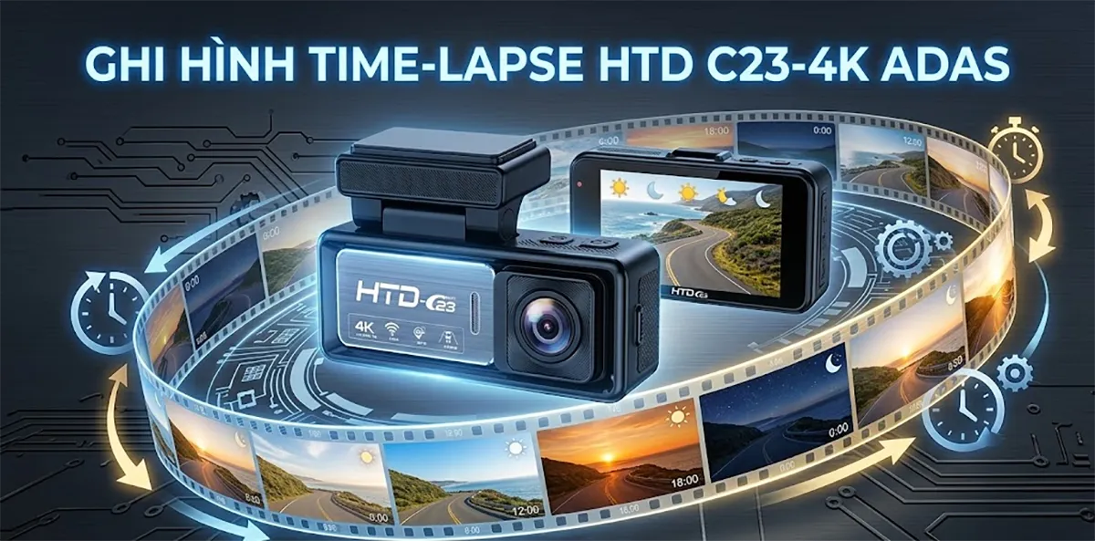tính năng quay time-laspe của camera hành trình