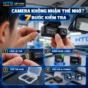 7 Bước Kiểm Tra Khi Camera Hành Trình Không Nhận Thẻ Nhớ | HTD Việt Nam