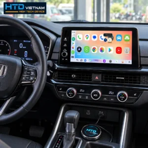 Android Box HTD D12S Pro giúp nâng cấp trải nghiệm giải trí trên màn hình zin Honda City tương thích mà không cần thay màn hình nguyên bản