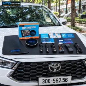 Android Box HTD D12S Pro và phụ kiện trong hộp