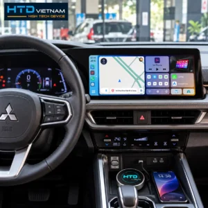 Android Box dùng được cho Mitsubishi Xforce khi màn hình zin có Apple CarPlay hoặc Android Auto