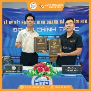 Buổi ký kết hợp đồng ủy quyền đại lý cho Auto Detailing của HTD Việt Nam