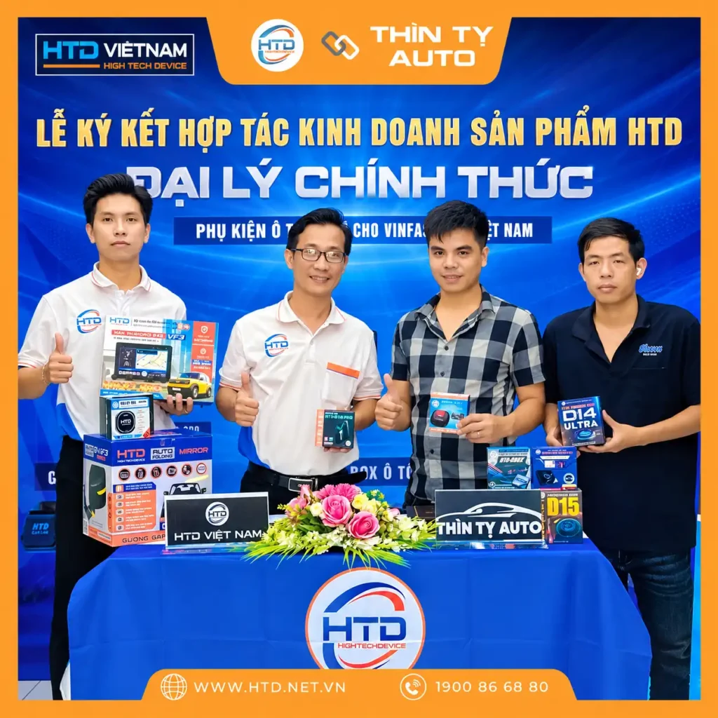 Auto Thìn Tỵ chính thức trở thành đại lý ủy quyền của HTD Việt Nam tại Bình Phước