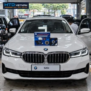 BMW 520i trong ca lắp Android Box HTD D10 Pro