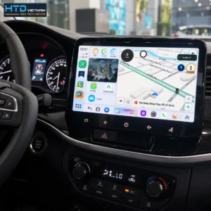 Bản đồ Vietmap và YouTube chia đôi màn hình Android Box HTD D12S Pro trên Suzuki XL7