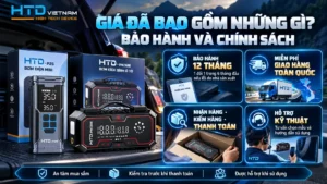 Chính sách bảo hành bơm và kích bình ô tô HTD Việt Nam 12 tháng