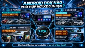 Android box phù hợp cho các loại dòng xe mới nhất 2026