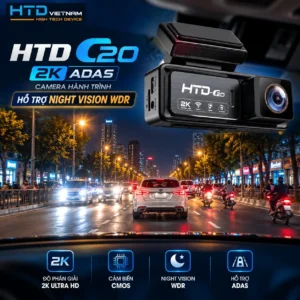 HTD C20-2K ADAS với cảm biến CMOS và Night Vision WDR