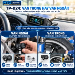 HTD TP-D24: So sánh cảm biến van trong và van ngoài