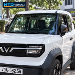 Hai gương điện G1-VF3 gập sát thân xe sau khi khóa VinFast VF3