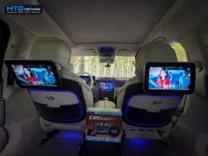 Giao diện HTD xuất hiện trên màn hình trung tâm trong quá trình kiểm tra sau khi lắp D15 Ultra ADAS.