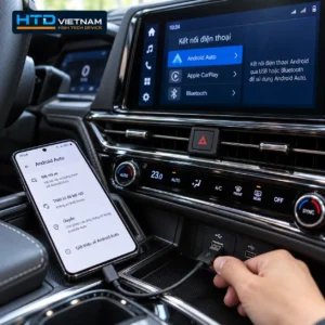 Kiểm tra cáp USB và cổng USB dữ liệu khi Android Auto không kết nối trên ô tô