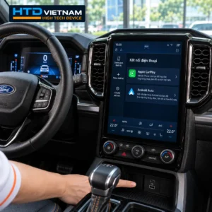 Kiểm tra màn hình zin và cổng USB trên Ford Ranger trước khi lắp Android Box HTD