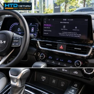Kiểm tra màn hình zin và kết nối CarPlay trên Kia Seltos trước khi lắp Android Box HTD