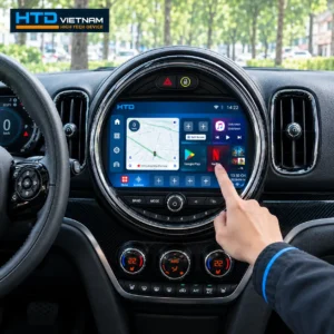 Kiểm tra thao tác điều khiển trên MINI Countryman sau khi lắp Android Box D10 Pro