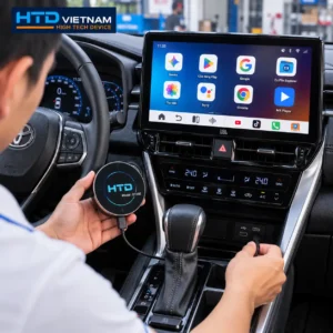 Lắp Android Box HTD cho Toyota Innova Cross qua cổng USB