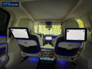 Màn hình trên Mercedes-Benz S450 2022 hiển thị bản đồ sau khi lắp D15 Ultra ADAS