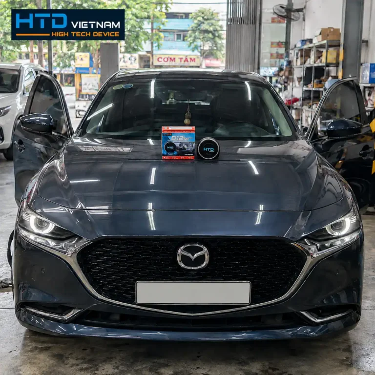 Mazda 3 sau khi lắp Android Box HTD D12SE New của HTD Việt Nam