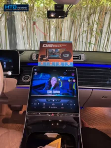 Mercedes-Benz S450 2022 hiển thị nội dung giải trí sau khi lắp Android Box D15 Ultra ADAS