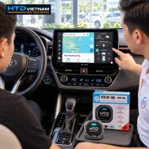 Toyota Corolla Cross nâng cấp tiện ích với HTD AP-168 trên màn hình zin