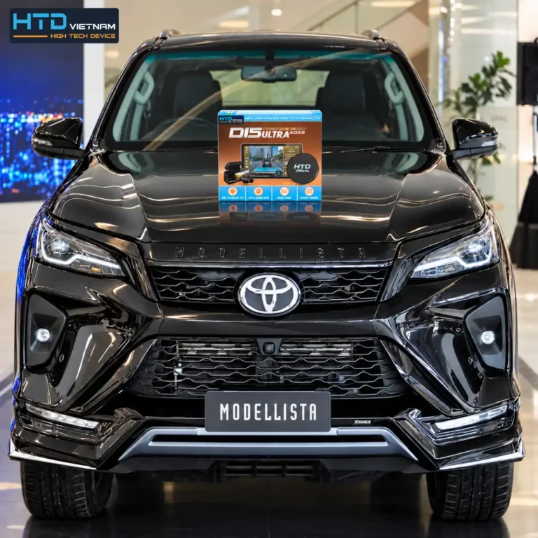 Toyota Fortuner sau khi lắp Android Box HTD D15 Ultra ADAS của HTD Việt Nam