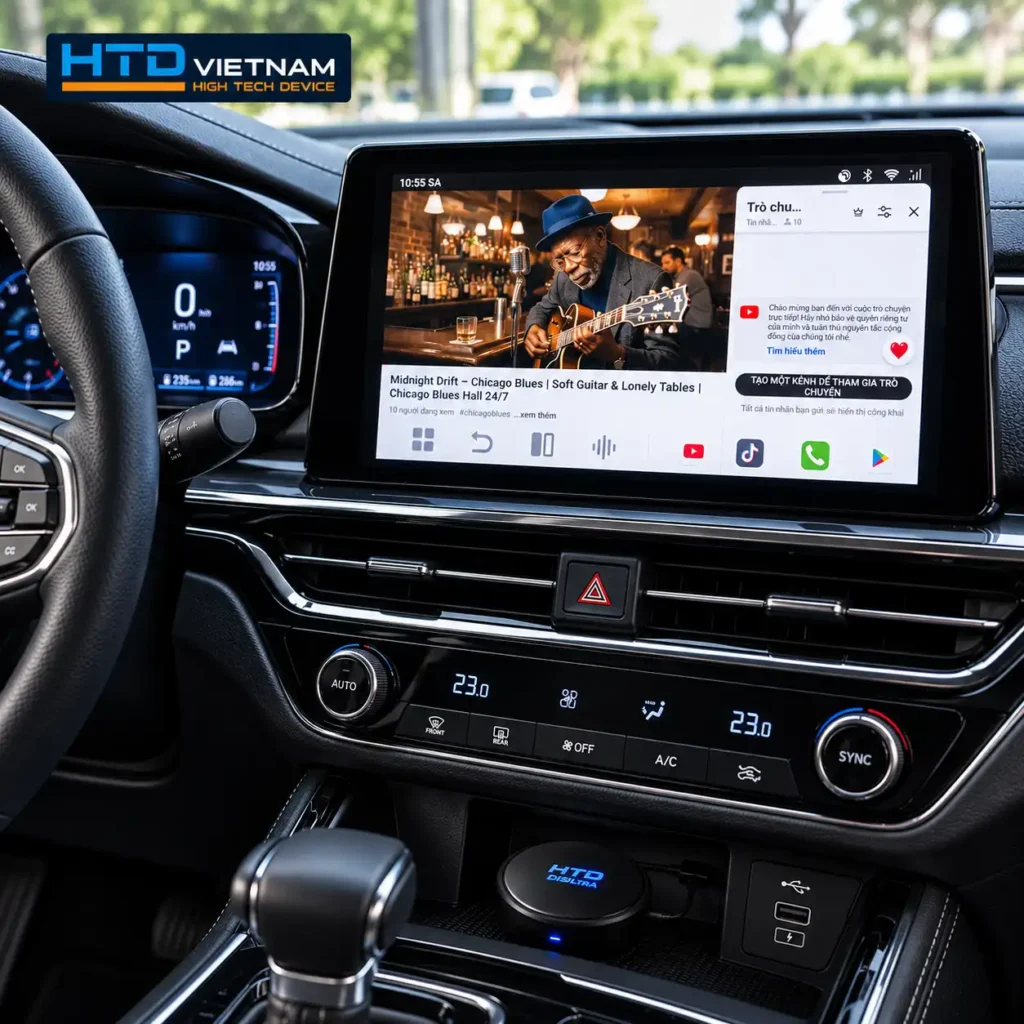 Xem YouTube trên Android Auto khi xe đỗ: Google công bố gì năm 2026?