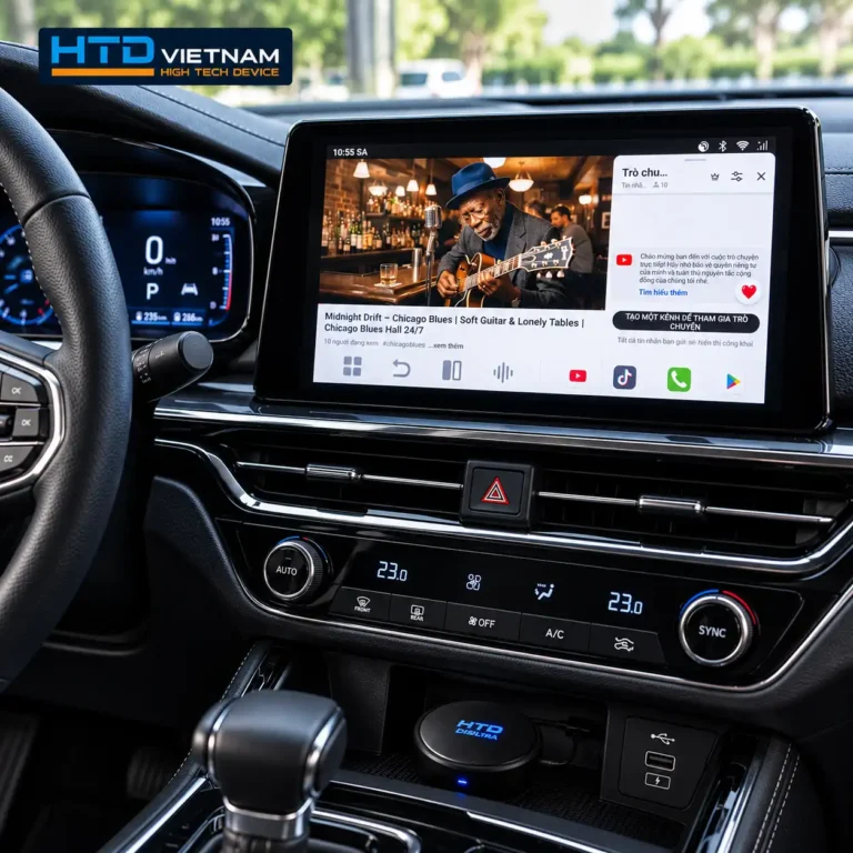 Xem YouTube trên Android Auto: chỉ xem khi xe đã dừng và đỗ an toàn