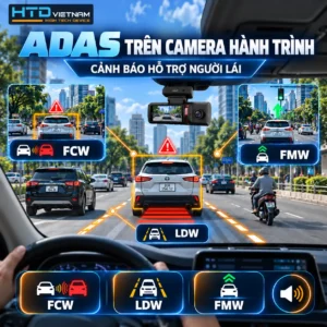 ADAS là gì? Cảnh báo hỗ trợ lái xe trên camera hành trình HTD