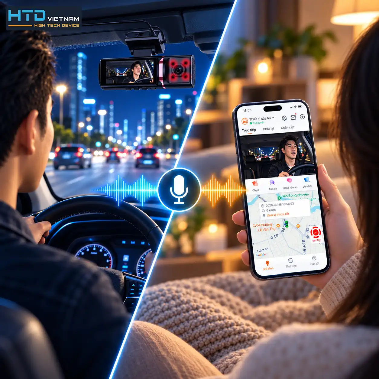 Kết nối Wi-Fi 5.0 GHz và định vị GPS HTD-C26 PLUS