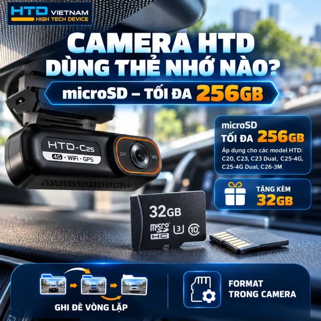 Camera hành trình không nhận thẻ nhớ: nguyên nhân và cách xử lý
